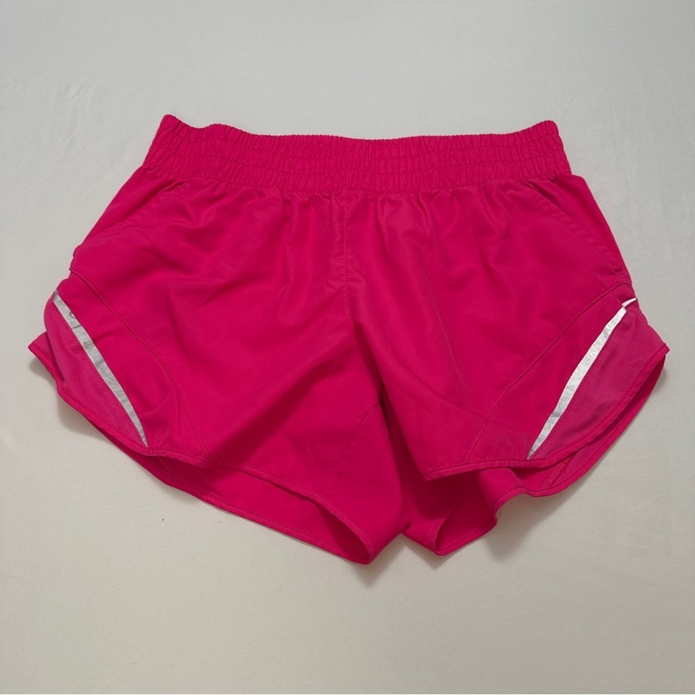 Athletic work Hottie Hot Women Running Shorts Size L Elastic Waistband Pink